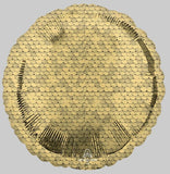 Foil Balloon Glitter Gold Sequins