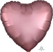 Foil Bal Plain - SatinLuxe RoseCop Heart