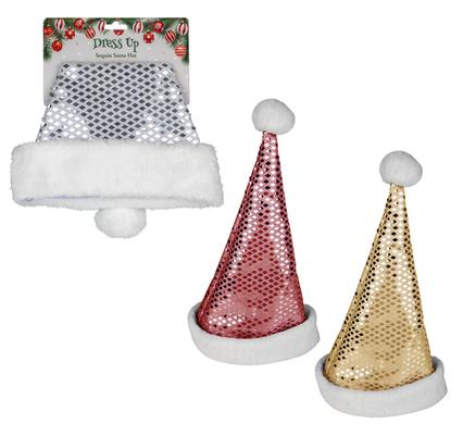 Xmas - Santa Hat Sequins