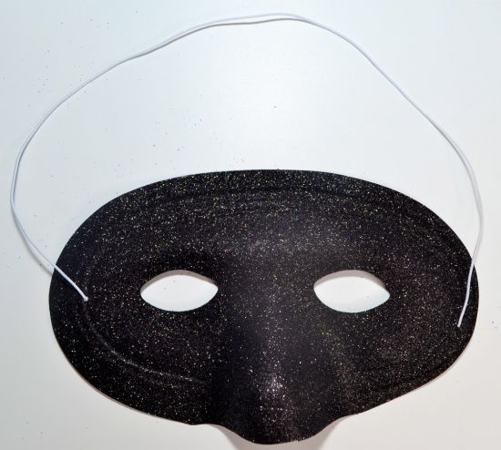 Mask Glitter Black