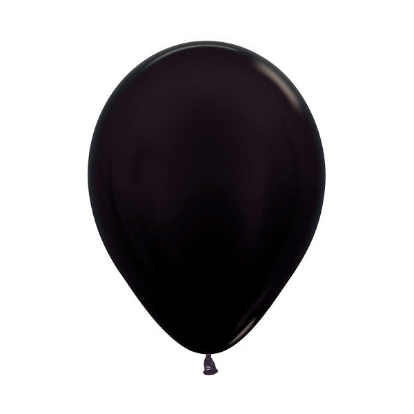 Balloon - Latex Metallic Pearl Black