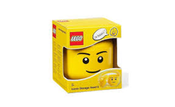 Lego Storage Head Small 16cm Boy