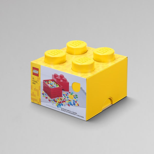 Lego Storage Box 25cm Yellow