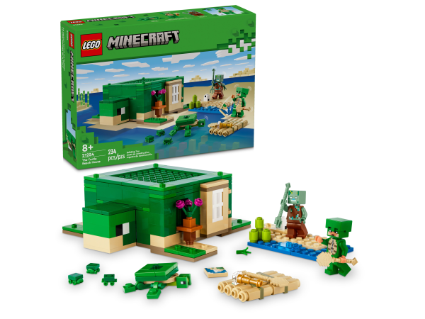 Lego MineCraft Turtle Beach House