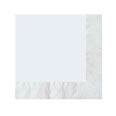Solid White Serviettes 20s