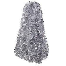 Xmas - Tinsel Silver 2m