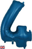 Foil Balloon Super Shape 4 Navy 34inch