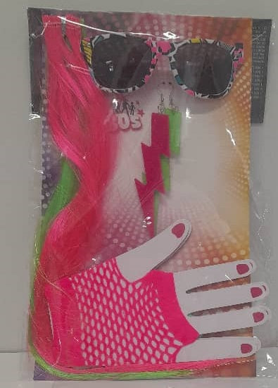 80&#39;s Neon Girl Set