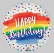 Foil Balloon- STN HBD Dots