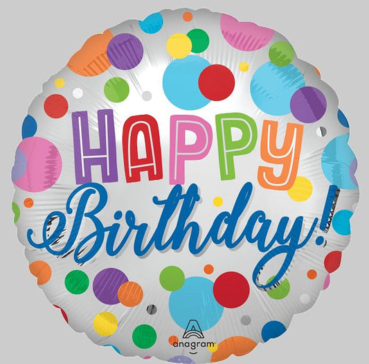 Foil Balloon - HBD ORBS