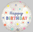 Foil Balloon - Happy birthay Daisies