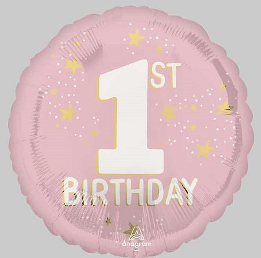 Foil Balloon -Little Miss One-Derful 1st