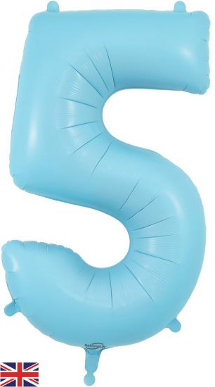 Foil Balloon- SS 5 Matte Blue