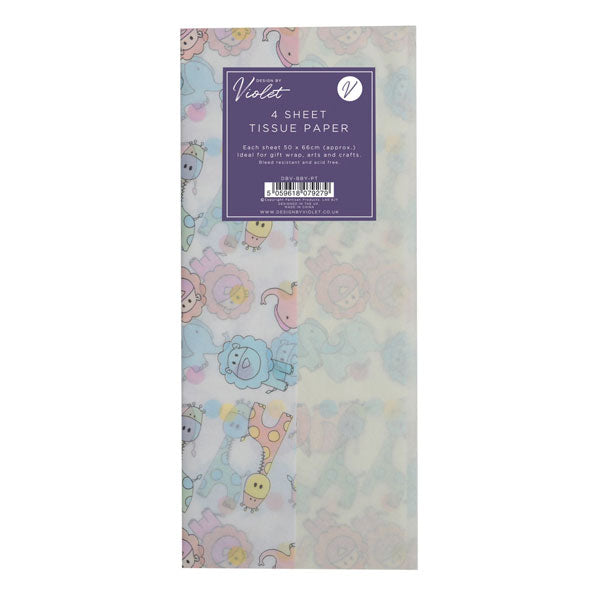 Tissue Paper - Baby/Cream 4sheet
