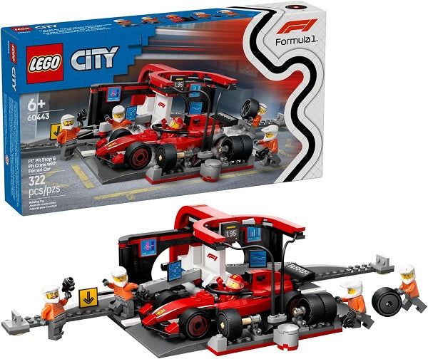 Lego City F1 Pit Crew Ferrari