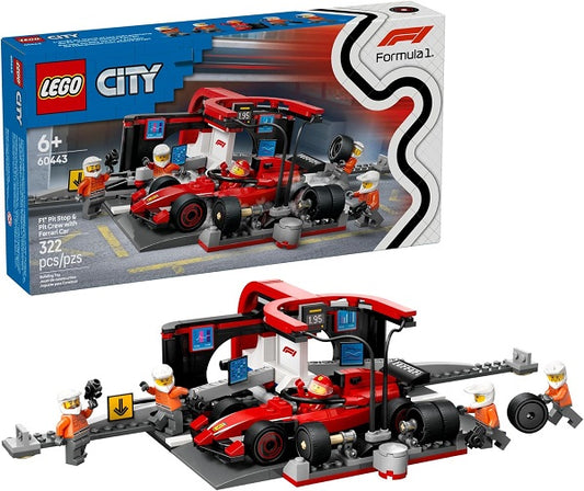 Lego City F1 Pit Crew Ferrari