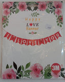 Valentine - Banner - I LOVE YOU ROSE