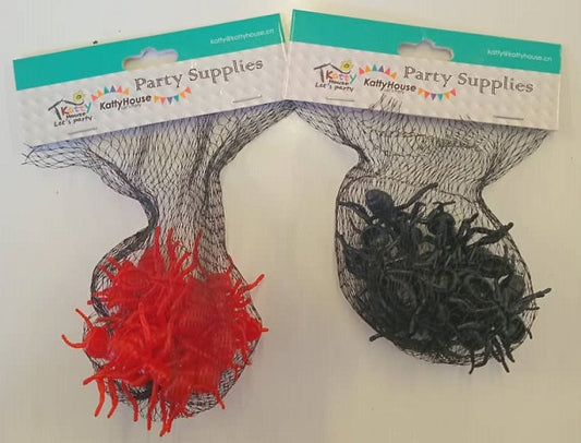 Halloween - Plastic Ants Red & Black