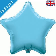 Foil Balloon - Star Light Blue