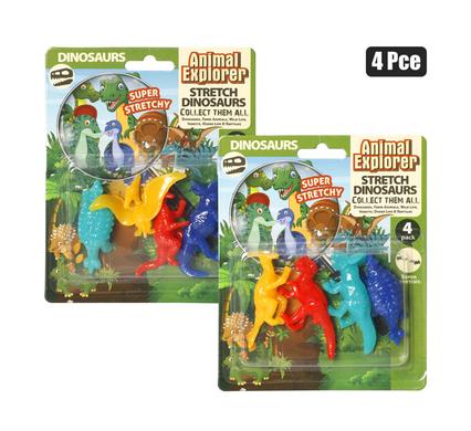 Animal Stretch Dinosaur 4pc