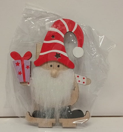 Xmas - Gnome Red 15x11x4cm