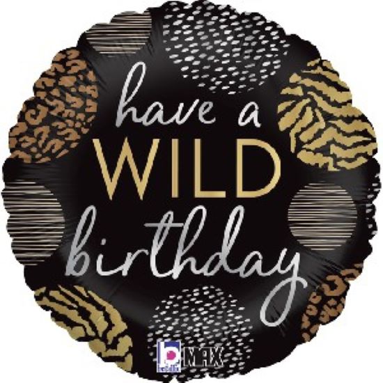 Foil Balloon - Have a Wild Birthday