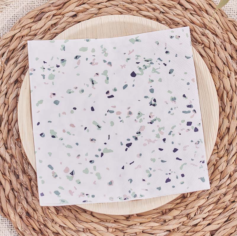Serviettes - Terrazzo Print (16)