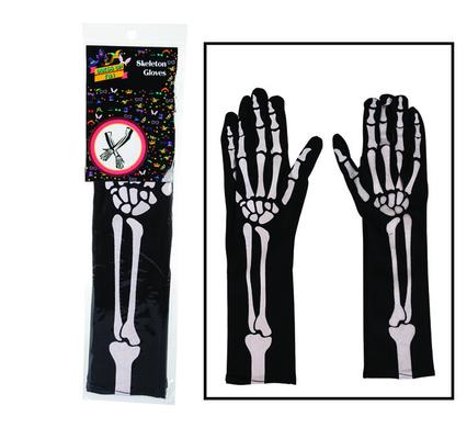 Halloween Long Gloves Skeleton