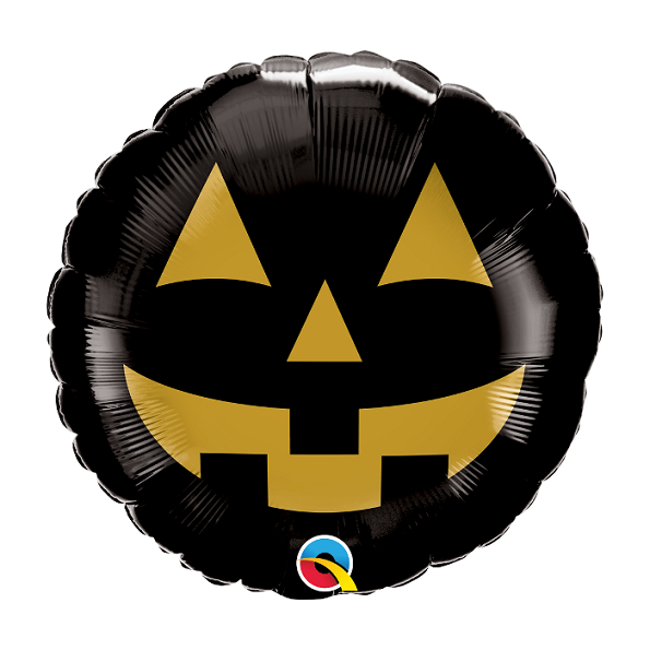 Foil Balloon black and gold Jack Face