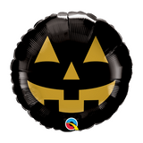 Foil Balloon black and gold Jack Face