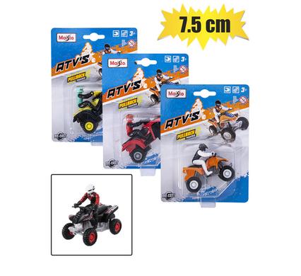 Maisto Dinky Motorbike 7.5cm ATV ass