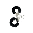 Handcuffs Metal Fur Black