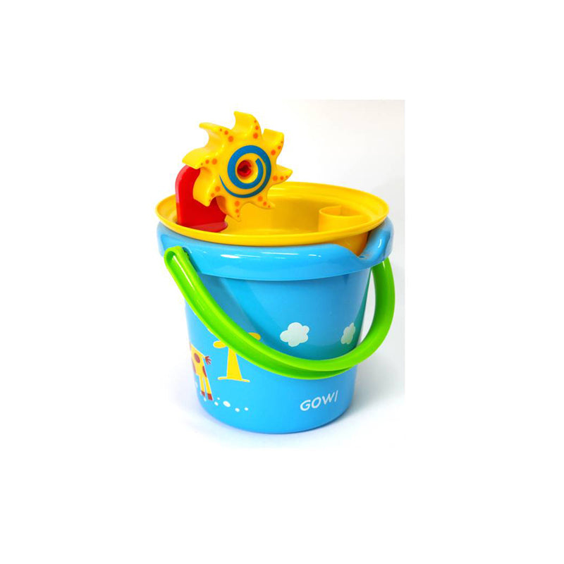 Gowi - Decor Bucket 18cm &amp; Sieve &amp;Mini Wheel