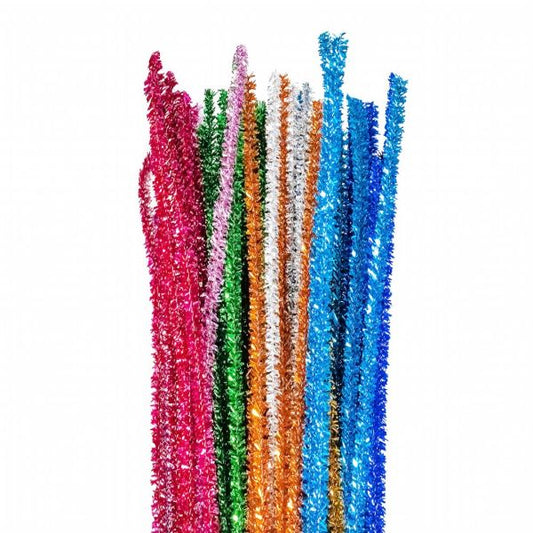 Chenille (Pipecleaners) Metallic assorted (14)