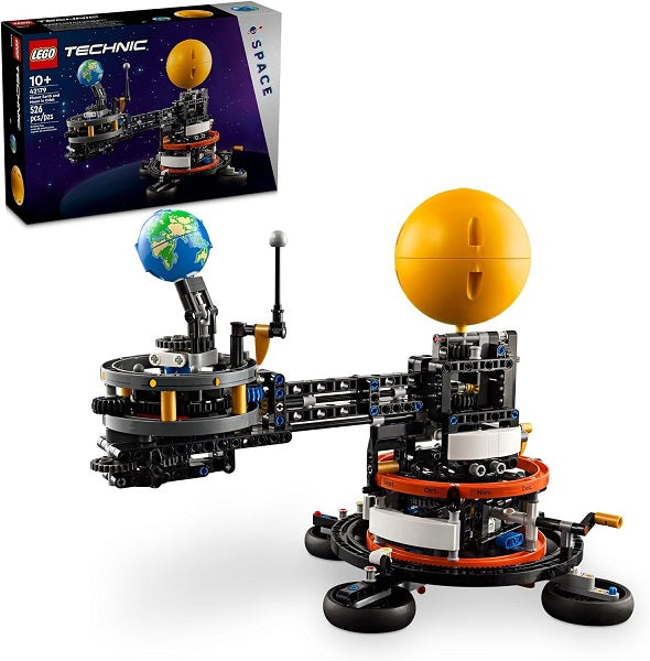 Lego Planet Earth and Moon Orbit