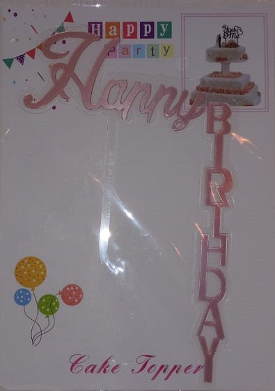 Cake Topper - HBD Acrylic