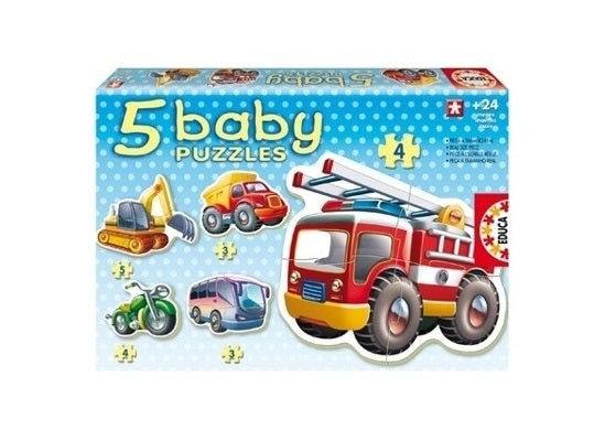 Baby Vehicles Puzzle (5asst)