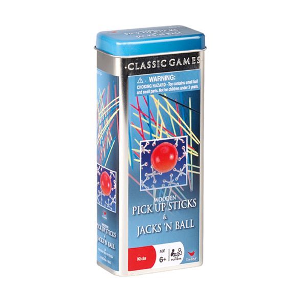 Pick up Sticks & Jacks in a Tin