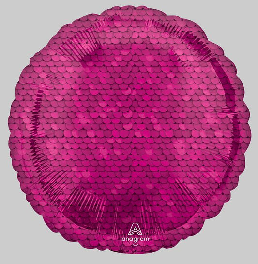Foil Balloon Pink Sequins