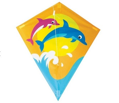 Kite Diamond Sinle Line Dolphin 60x70cm