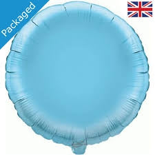 Foil Balloon - Round Light Blue