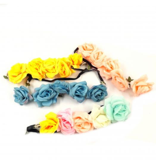 Hairband Roses assorted