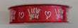 Ribbon Hearts Love