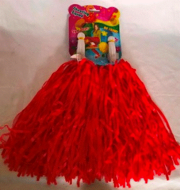 Cheerleader Shakers 27cm Red (2)