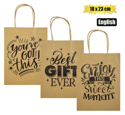 Gift Bag Eng Words Med