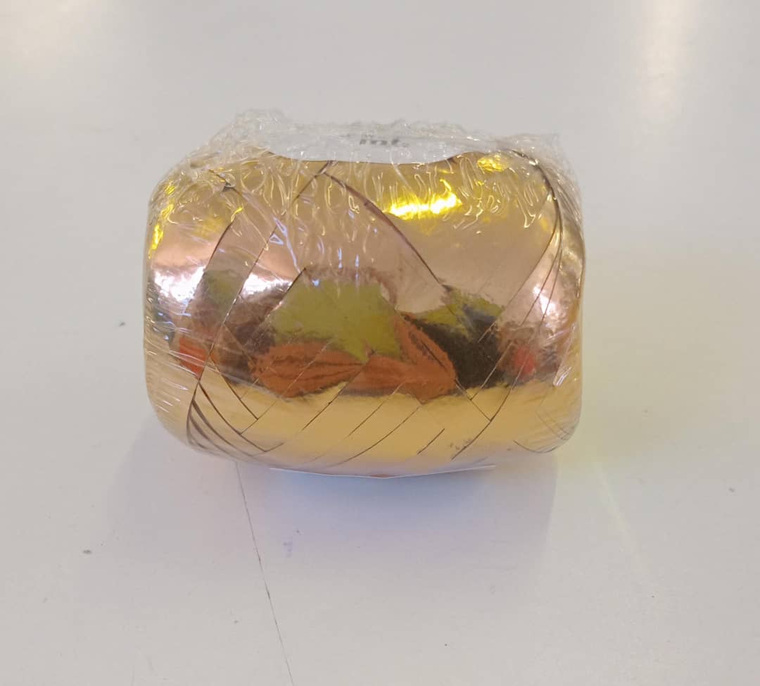 Ribbon - Poly Cob 20m Met Gold