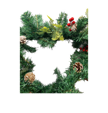 Xmas - Wreath Pinecones 30x10cm