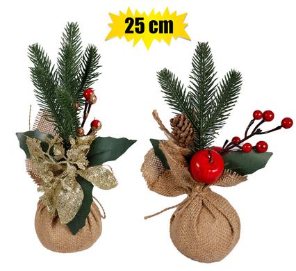 Xmas - Mini Tree & Pine 25cm