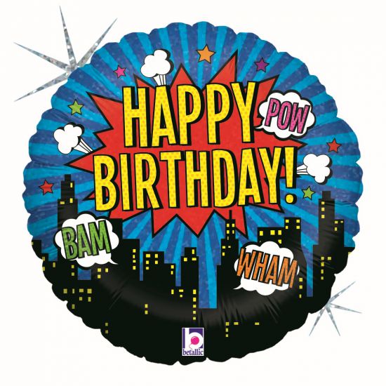 Foil Balloon - Superhero Birthday