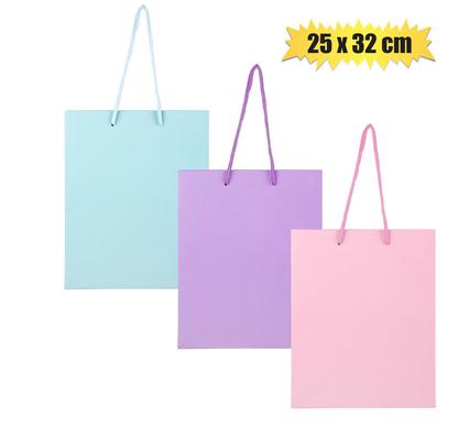 Gift Bag Pastel Color Large 25x32cm